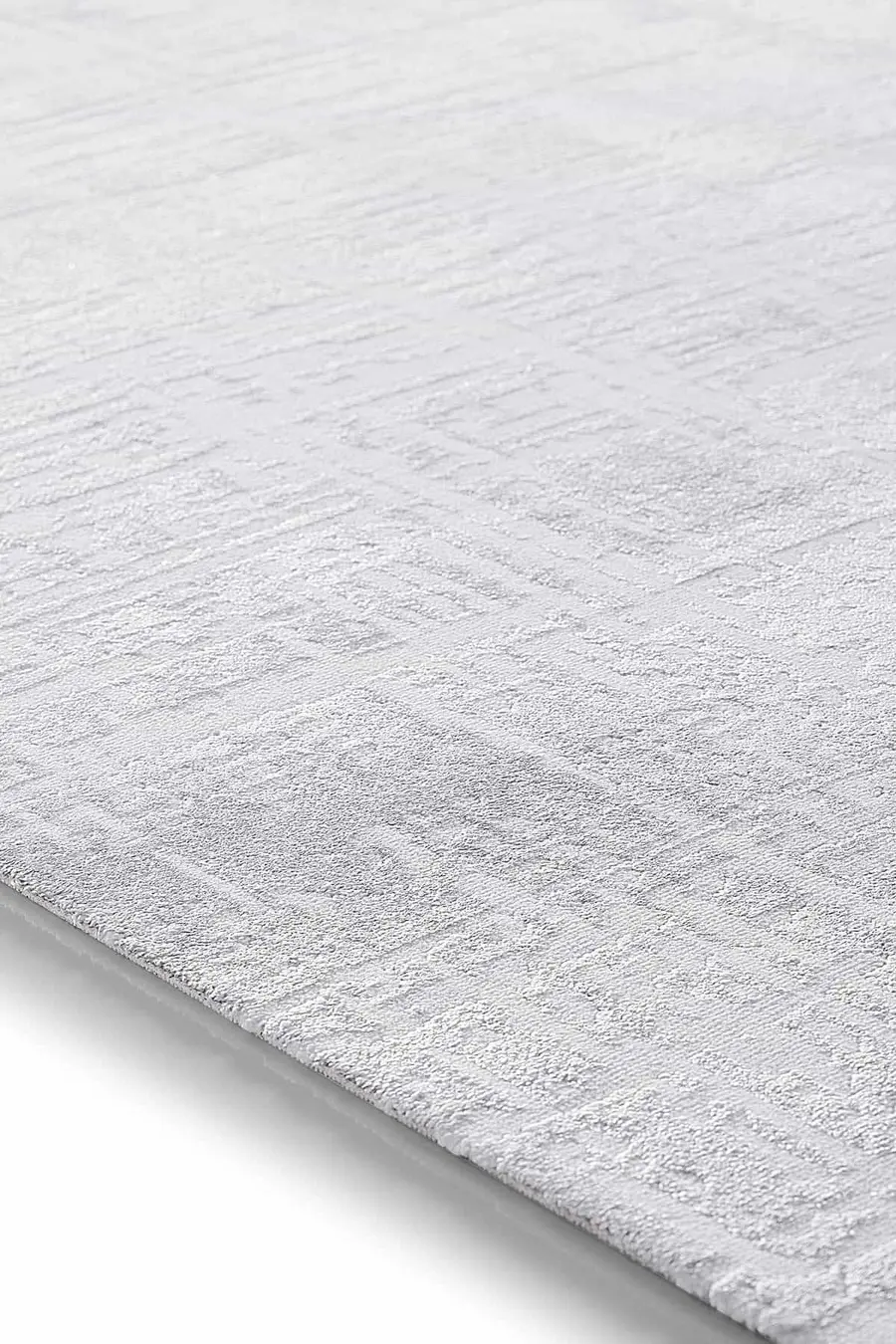 Venita 11961 Dikdörtgen Polyester Makine Halısı 200X290 - Beyaz 4