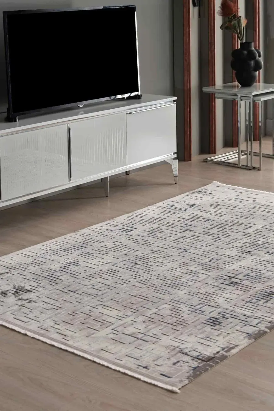 Viera 13541 Dikdörtgen Akrilik Halı 160X230 - Mavi