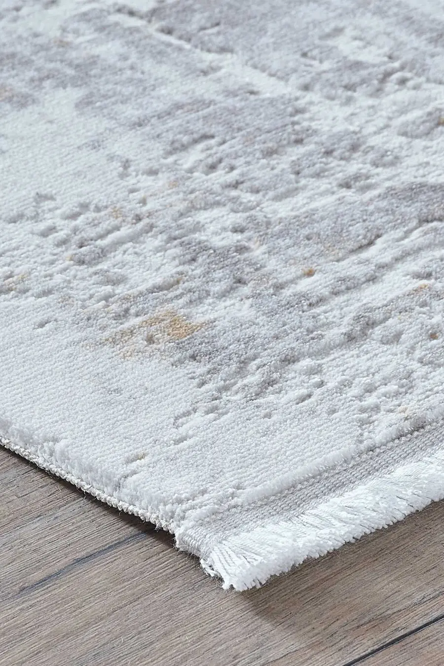 Viera 18827 Dikdörtgen Akrilik Makine Halısı 80x000 - Sarı 4