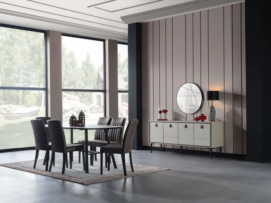 Vista Yemek Odası Takımı Krem 7