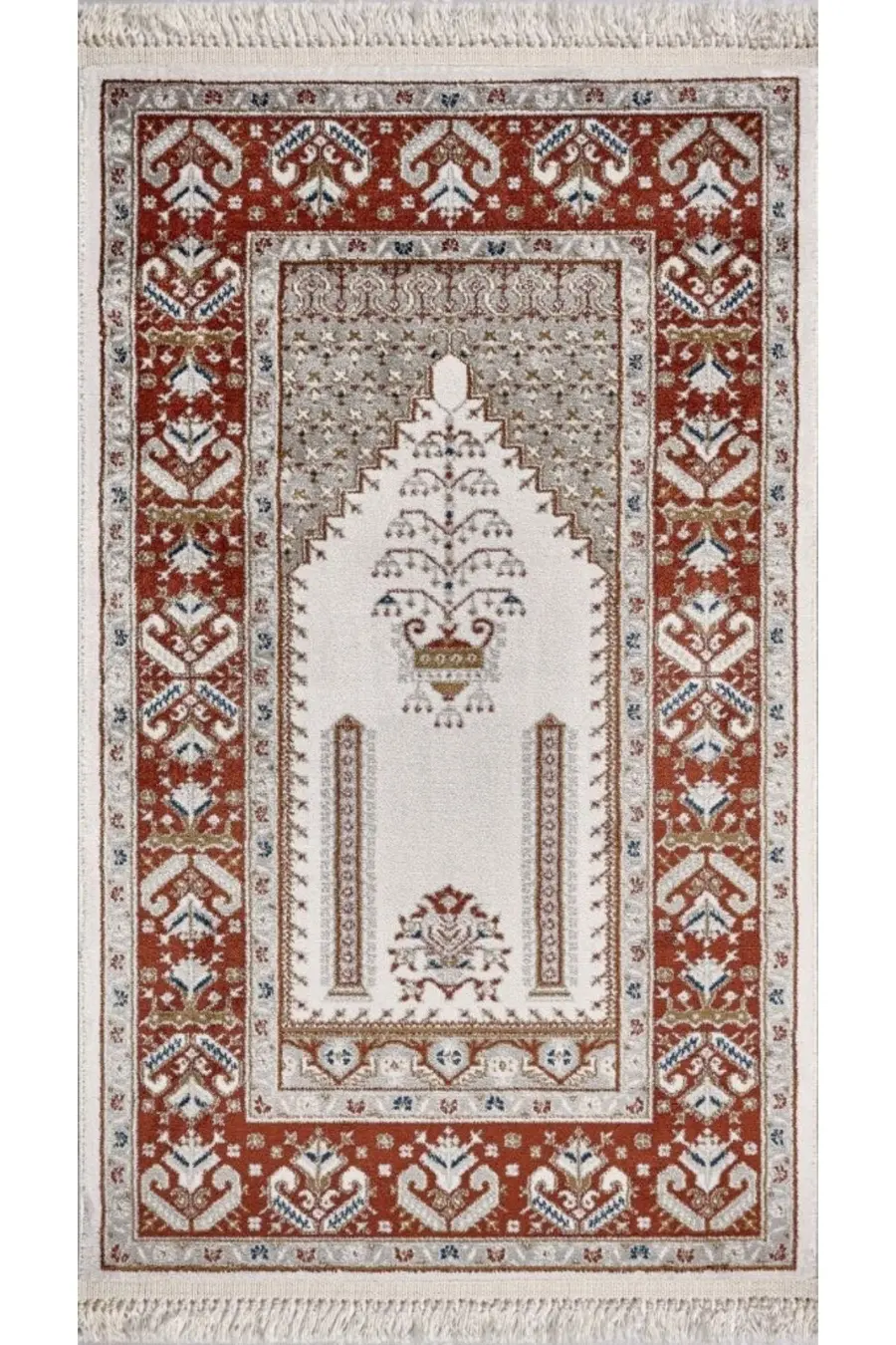 Zara 17434 Tozumaz Seccade 80X130 - Turuncu — görsel 1